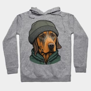 Dog in a Beanie Dog wearing a hat Hoodie